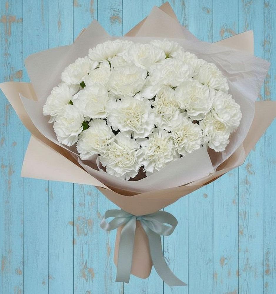 Букет цветов из: Гвоздики в Беляниново