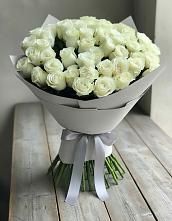 Букет 35 Белых роз в Беляниново
