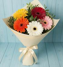 Букет цветов из:  Герберы в Беляниново