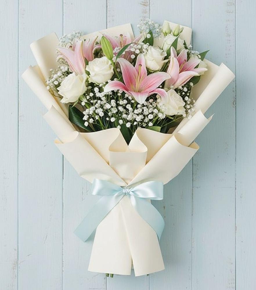 Букет цветов из: Лилии в Беляниново