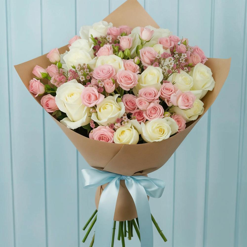 Букет цветов из: Розы в Беляниново