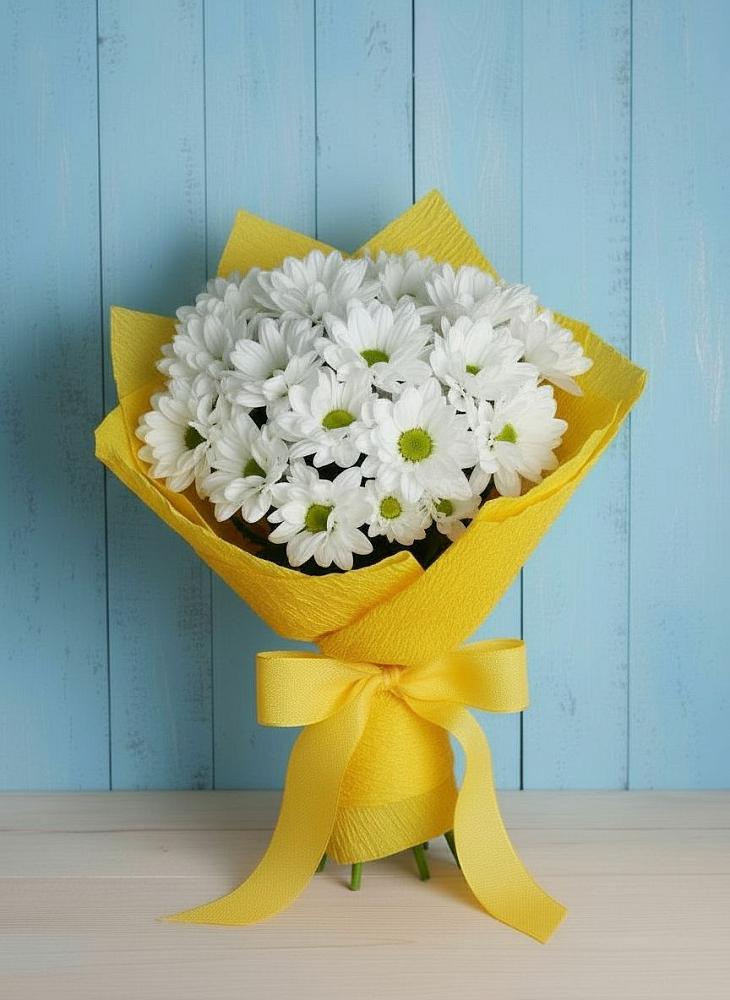 Букет цветов из: Хризантемы в Беляниново