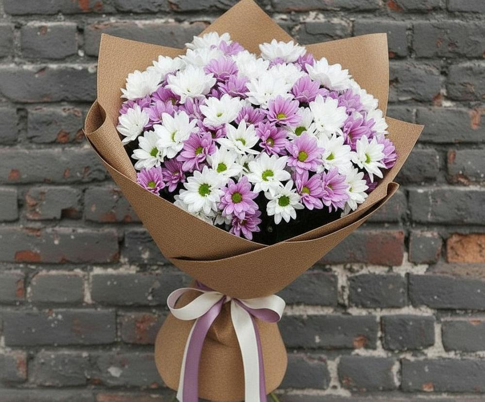 Букет цветов из: Хризантемы в Беляниново