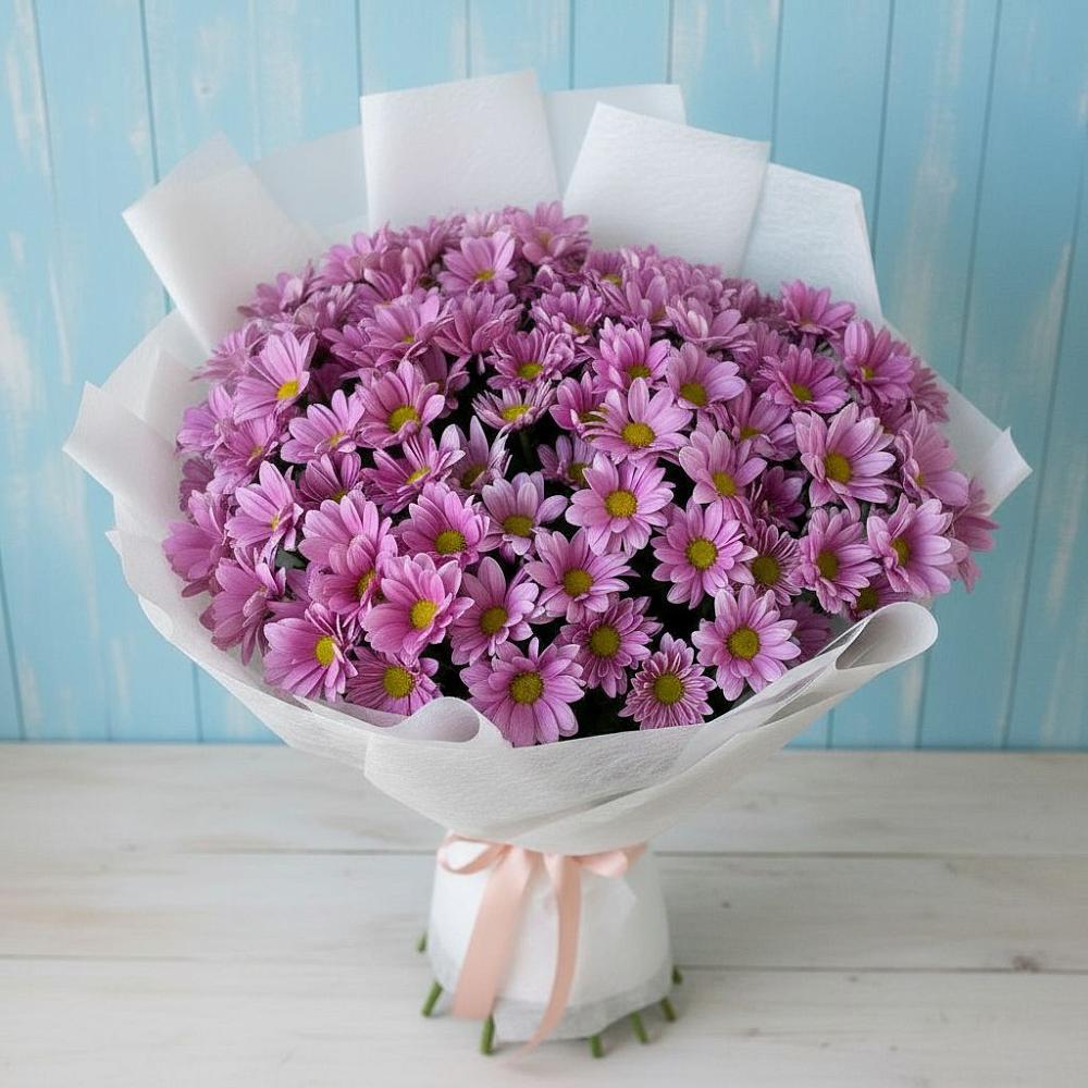 Букет цветов из: Хризантемы в Беляниново
