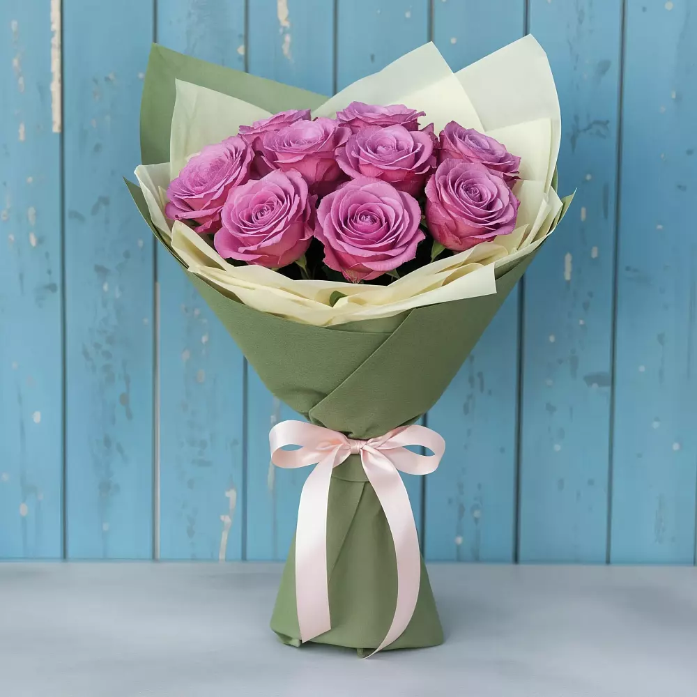 Букет Розы Фёрст Леди в Беляниново