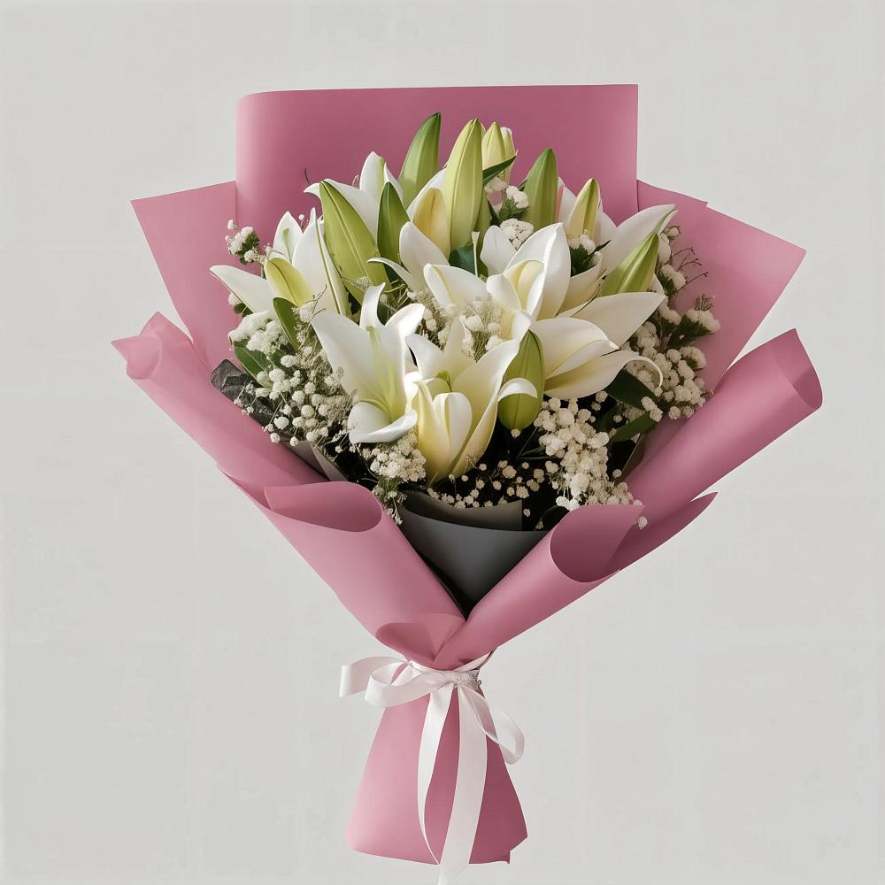 Букет цветов из: Лилии в Беляниново