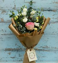 Букет цветов из:  Розы и Лизиантусы #REPLACE_PRED# Беляниново